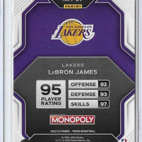 LeBron James 2022 2023 Panini Prizm Monopoly Prizm Skills Series Mint Card #PS7