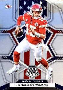 Patrick Mahomes II 2022 Panini Mosaic National Pride Series Mint Card #256