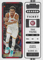 Trae Young 2022 2023 Panini Contenders Season Ticket Series Mint Card #66
