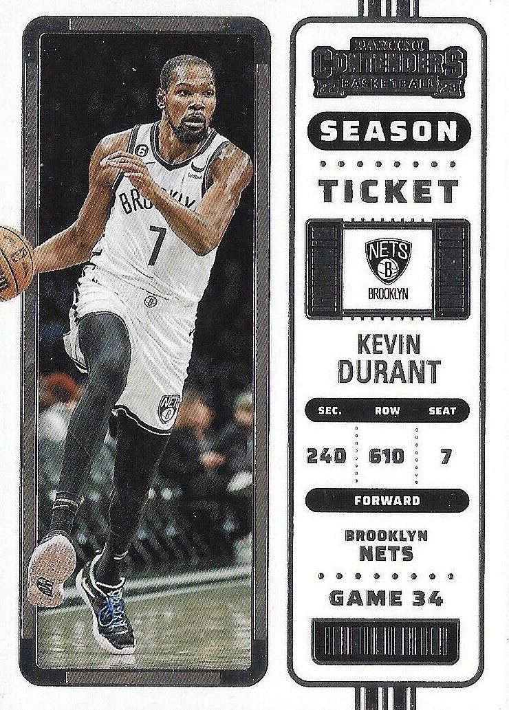 Kevin Durant 2022 2023 Panini Contenders Season Ticket Series Mint Card #4