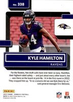 Baltimore Ravens 2022 Donruss Factory Sealed Team Set Featuring Lamar Jackson with a Rated Rookie Card of Kyle Hamilton plus 4 others
