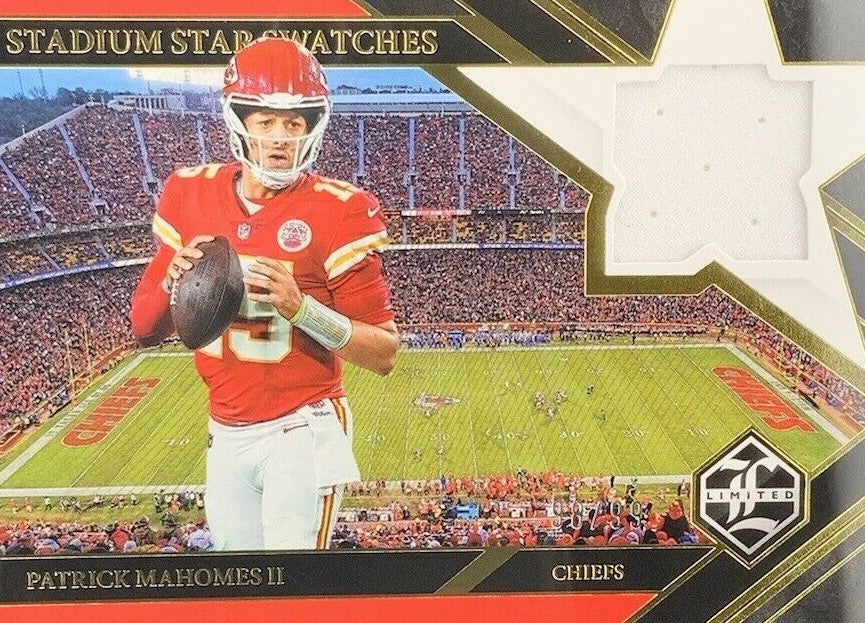 Patrick Mahomes 2022 Panini LIMITED Stadium Star Swatches Series Mint