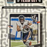 Chicago Bears 2023 Donruss Factory Sealed Team Set with 4 Rated Rookie Cards
