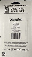Chicago Bears 2023 Donruss Factory Sealed Team Set with 4 Rated Rookie Cards
