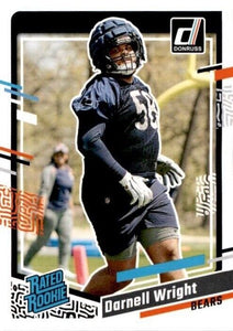 Chicago Bears 2023 Donruss Factory Sealed Team Set with 4 Rated Rookie Cards