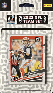 Cincinnati Bengals 2023 Donruss Factory Sealed Team Set Featuring 4 Rated Rookie Cards