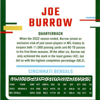 Joe Burrow 2023 Donruss Series Mint 4th Year Card #57