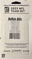 Buffalo Bills 2023 Donruss Factory Sealed Team Set with 3 Rated Rookie Cards
