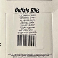 Buffalo Bills 2023 Donruss Factory Sealed Team Set with 3 Rated Rookie Cards