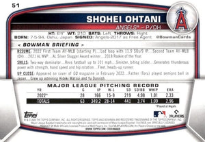 Shohei Ohtani 2023 Bowman Baseball Series Mint Card #51