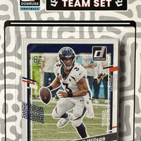 Denver Broncos 2023 Donruss Factory Sealed Team Set featuring a Rated Rookie Card of Marvin Mims