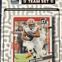 Cleveland Browns 2023 Donruss Factory Sealed Team Set with 2 Rated Rookie Cards