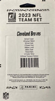 Cleveland Browns 2023 Donruss Factory Sealed Team Set with 2 Rated Rookie Cards
