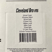 Cleveland Browns 2023 Donruss Factory Sealed Team Set with 2 Rated Rookie Cards