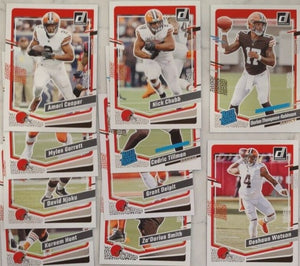 Cleveland Browns 2023 Donruss Factory Sealed Team Set with 2 Rated Rookie Cards