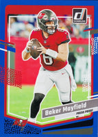 Baker Mayfield 2023 Donruss Press Proof Blue Series Mint Card #276
