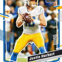 Justin Herbert 2023 Donruss Football Series Mint Card #158