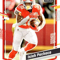 Isiah Pacheco 2023 First Donruss Series Mint Card #144