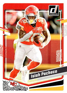 Isiah Pacheco 2023 First Donruss Series Mint Card #144