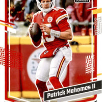 Kansas City Chiefs 2023 Donruss Factory Sealed Team Set with Patrick Mahomes and 2 Rated Rookie Cards