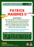 Patrick Mahomes II 2023 Donruss Series BLUE Press Proof Version of Card #149
