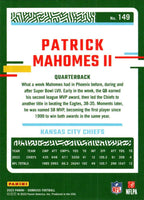 Patrick Mahomes 2023 Donruss Series Mint Card #149
