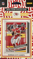 Kansas City Chiefs 2023 Donruss Factory Sealed Team Set with Patrick Mahomes and 2 Rated Rookie Cards
