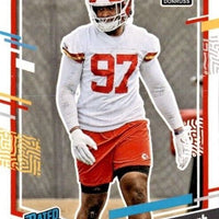Kansas City Chiefs 2023 Donruss Factory Sealed Team Set with Patrick Mahomes and 2 Rated Rookie Cards