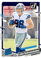 Dallas Cowboys 2023 Donruss Factory Sealed Team Set with 4 Rated Rookie Cards
