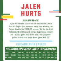 Jalen Hurts 2023 Donruss Series Mint 4th Year Card #244