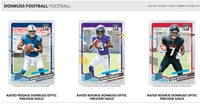 2023 Donruss Football Factory Sealed HOBBY Version Set with a Bonus Pack of 5 Optic Rated Rookie Preview Holos
