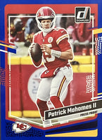 Patrick Mahomes II 2023 Donruss Series BLUE Press Proof Version of Card #149
