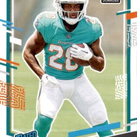 Miami Dolphins 2023 Donruss Factory Sealed Team Set with Tua Tagovailoa and Tyreek Hill plus Cam Smith and Devon Achane Rated Rookie Cards