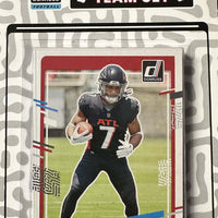 Atlanta Falcons 2023 Donruss Factory Sealed Team Set with Rated Rookie Cards of Bijan Robinson and Zach Harrison