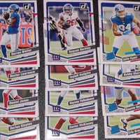 New York Giants 2023 Donruss Factory Sealed Team Set with 3 Rated Rookie cards