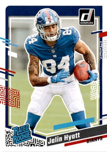 New York Giants 2023 Donruss Factory Sealed Team Set with 3 Rated Rookie cards