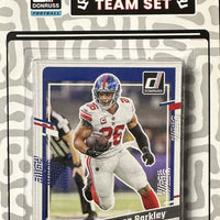 New York Giants 2023 Donruss Factory Sealed Team Set with 3 Rated Rookie cards