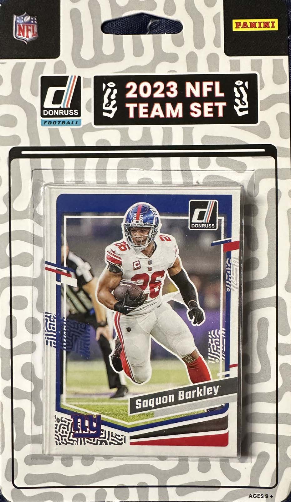 New York Giants 2023 Donruss Factory Sealed Team Set with 3 Rated Rookie cards