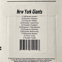 New York Giants 2023 Donruss Factory Sealed Team Set with 3 Rated Rookie cards