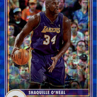 Shaquille O'Neal 2023 2024 Hoops Series Hyper Blue Version Mint Tribute Card #289