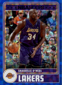 Shaquille O'Neal 2023 2024 Hoops Series Hyper Blue Version Mint Tribute Card #289