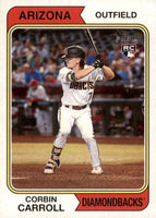 Corbin Carroll 2023 Topps Heritage Series Mint Rookie Card #209
