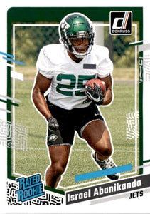 New York Jets 2023 Donruss Factory Sealed Team Set with 2 Rated Rookie Cards