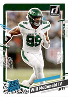 New York Jets 2023 Donruss Factory Sealed Team Set with 2 Rated Rookie Cards
