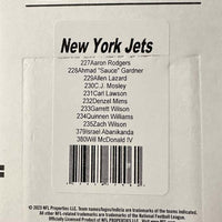 New York Jets 2023 Donruss Factory Sealed Team Set with 2 Rated Rookie Cards