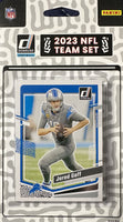 Detroit Lions 2023 Donruss Factory Sealed Team Set with 5 Rated Rookie Cards including Jahmyr Gibbs and Sam LaPorta
