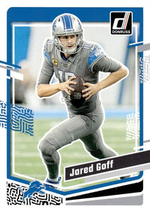 Jared Goff 2023 Donruss Series Mint Card #98