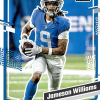 Jameson Williams 2023 Donruss Football Series Mint 2nd Year Card #99