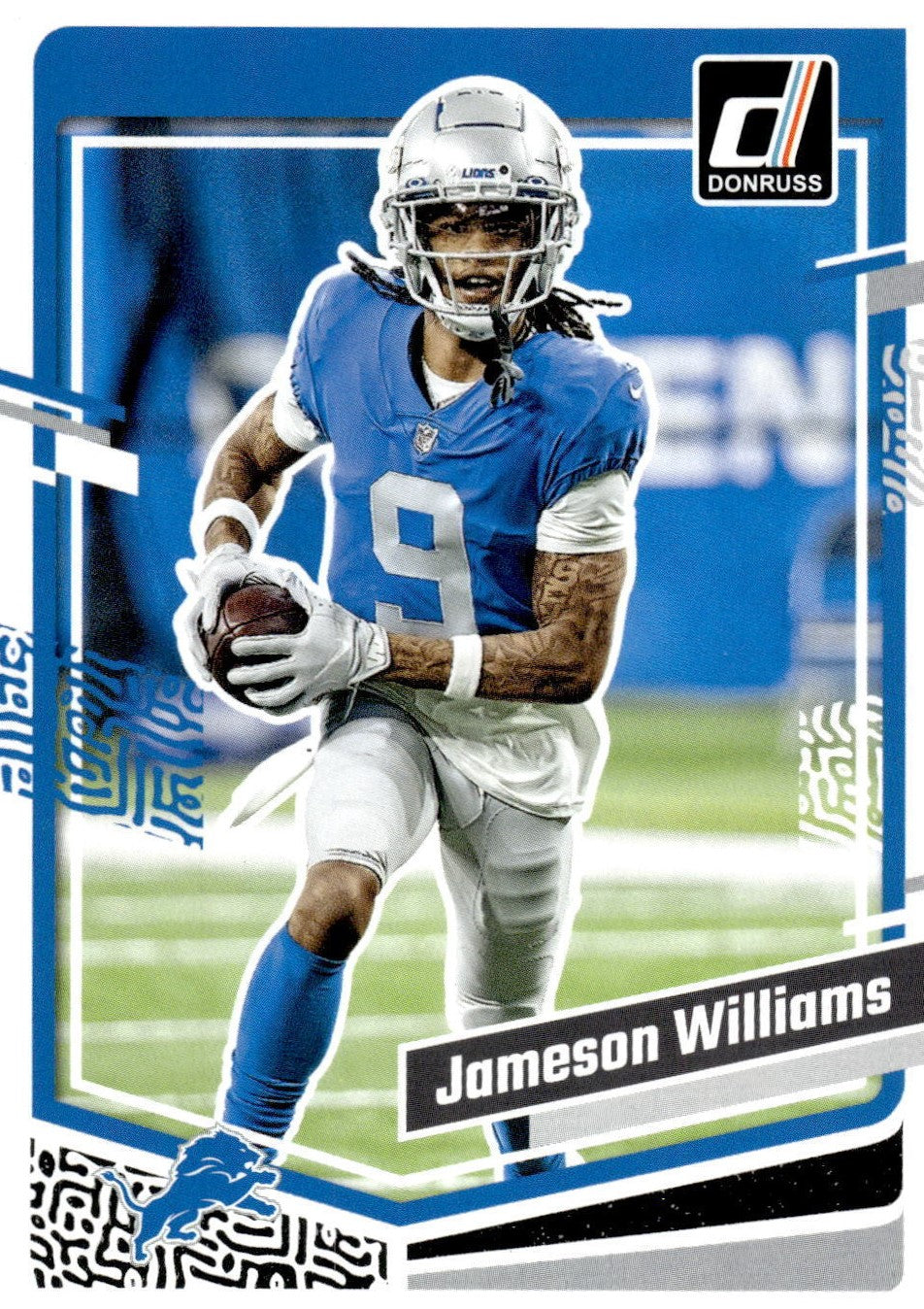 Jameson Williams 2023 Donruss Football Series Mint 2nd Year Card #99