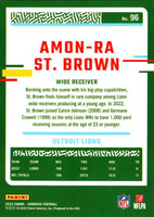 Amon-Ra St. Brown 2023 Donruss Football Series Mint 3rd Year Card #96
